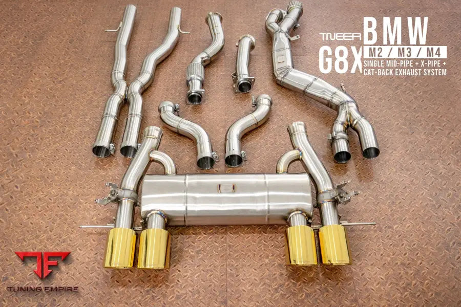 TNEER BMW M POWER G80 SEDAN M3 WOLVERINE X PIPE + CATBACK EXHAUST SYSTEM