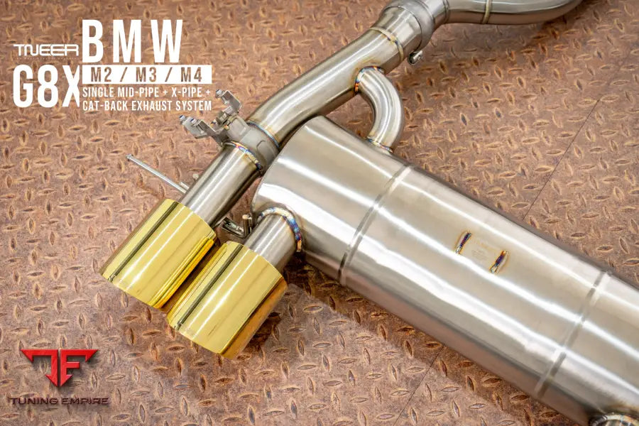 TNEER BMW M POWER G82 M4 WOLVERINE X PIPE + CATBACK EXHAUST EXHAUST SYSTEM