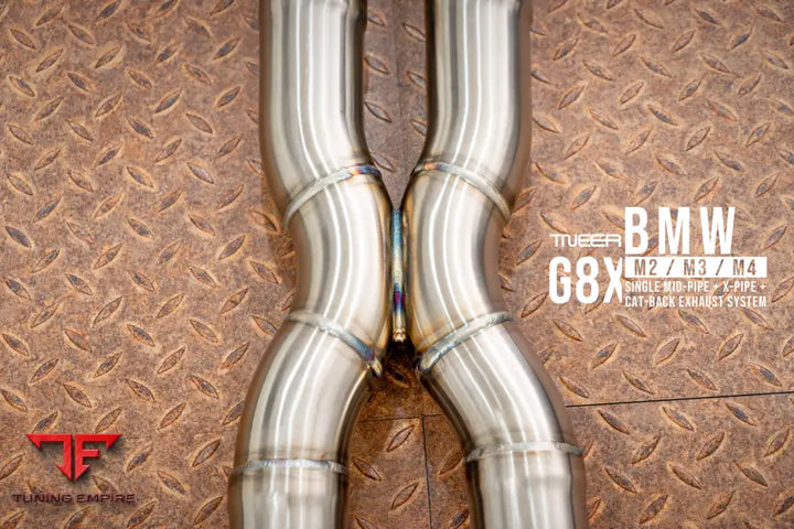 TNEER BMW M POWER G82 M4 WOLVERINE X PIPE + CATBACK EXHAUST EXHAUST SYSTEM