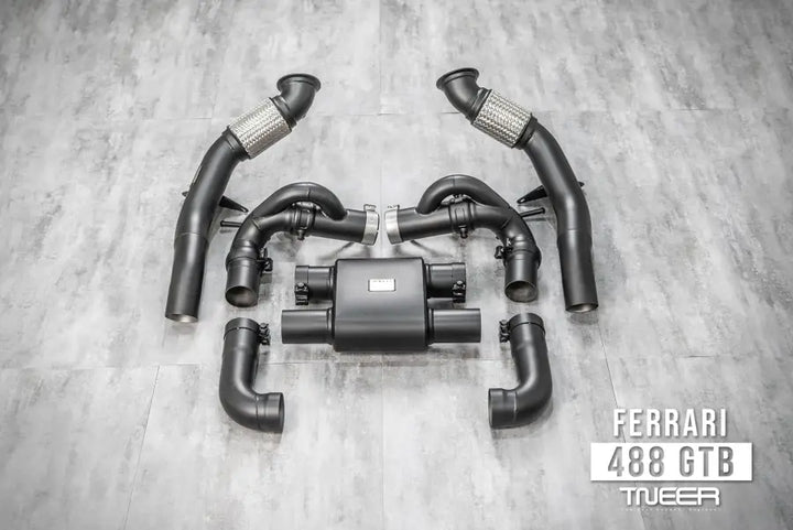 TNEER FERRARI 488 GTB / SPYDER EXHAUST SYSTEM