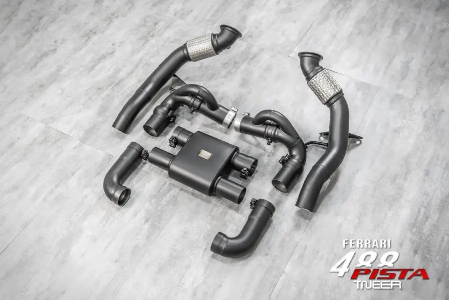 TNEER FERRARI 488 PISTA EXHAUST SYSTEM