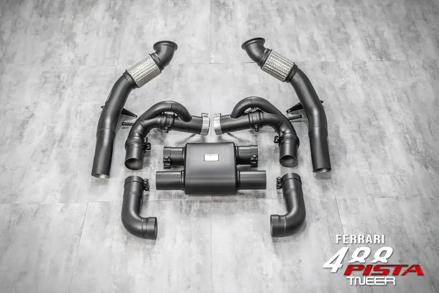 TNEER FERRARI 488 PISTA EXHAUST SYSTEM