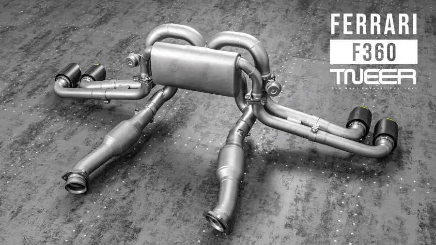 TNEER FERRARI F360 / SPIDER EXHAUST SYSTEM