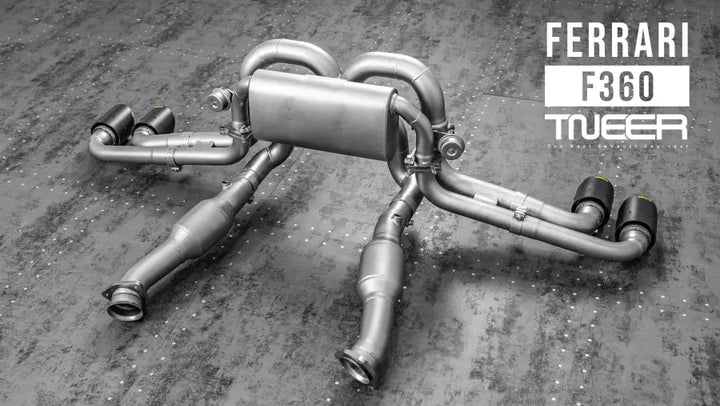 TNEER FERRARI F360 / SPIDER EXHAUST SYSTEM