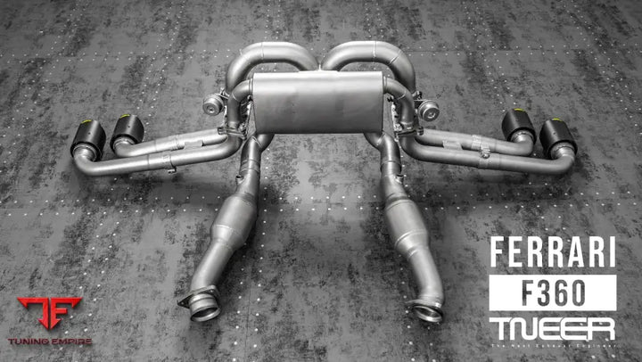 TNEER FERRARI F360 / SPIDER EXHAUST SYSTEM