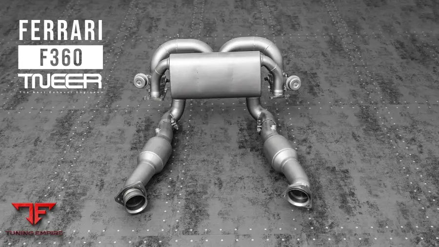 TNEER FERRARI F360 / SPIDER EXHAUST SYSTEM