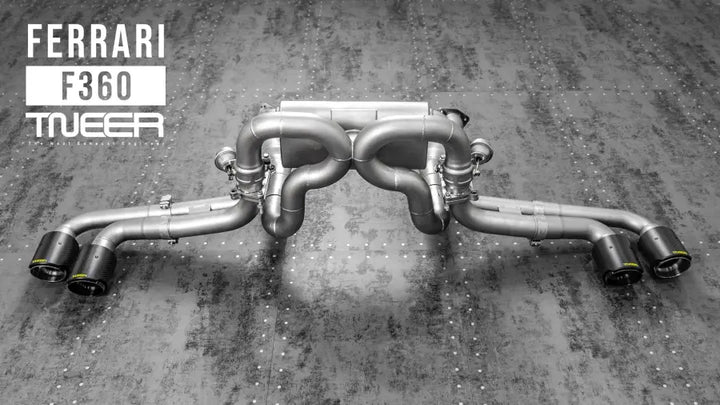 TNEER FERRARI F360 / SPIDER EXHAUST SYSTEM