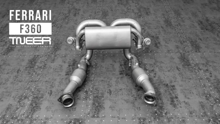 TNEER FERRARI F360 / SPIDER EXHAUST SYSTEM