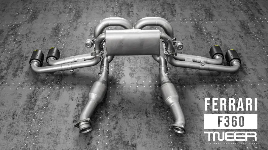 TNEER FERRARI F360 / SPIDER EXHAUST SYSTEM