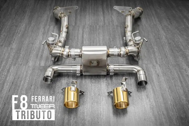 TNEER FERRARI F8 TRIBUTO EXHAUST SYSTEM