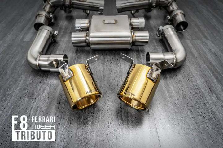 TNEER FERRARI F8 TRIBUTO EXHAUST SYSTEM