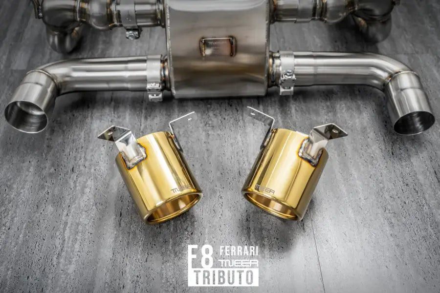 TNEER FERRARI F8 TRIBUTO EXHAUST SYSTEM