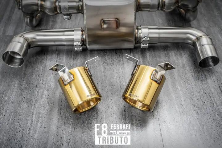TNEER FERRARI F8 TRIBUTO EXHAUST SYSTEM