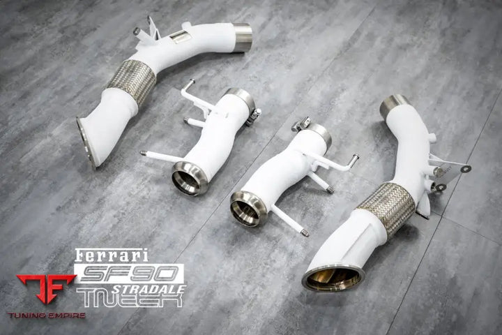 TNEER FERRARI SF90 CERAMIC DOWNPIPE