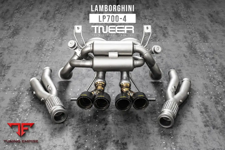 TNEER LAMBORGHINI AVENTADOR LP700-4 EXHAUST SYSTEM