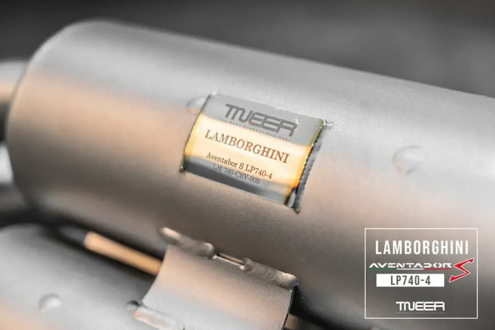 TNEER LAMBORGHINI AVENTADOR LP740-4 EXHAUST SYSTEM