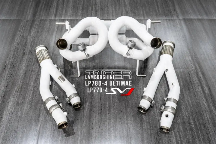 TNEER LAMBORGHINI AVENTADOR LP770-4 SVJ CERAMIC COATED EXHAUST SYSTEM