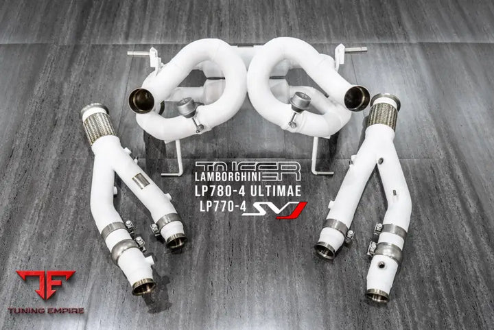 TNEER LAMBORGHINI AVENTADOR LP770-4 SVJ CERAMIC COATED EXHAUST SYSTEM