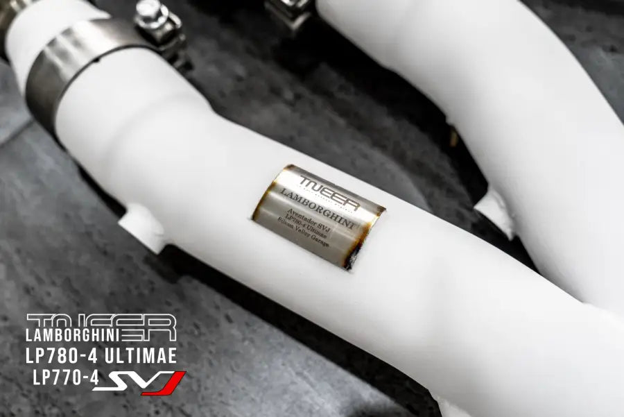 TNEER LAMBORGHINI AVENTADOR LP770-4 SVJ CERAMIC COATED EXHAUST SYSTEM
