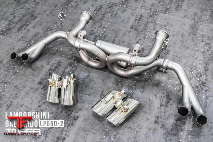 TNEER Lamborghini Gallardo LP550-2 exhaust system