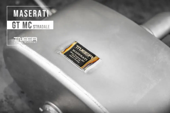 TNEER MASERATI GRAN TURISMO MC STRADALE EXHAUST SYSTEM