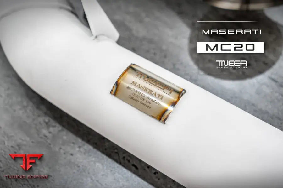 TNEER MASERATI MC20 EXHAUST SYSTEM