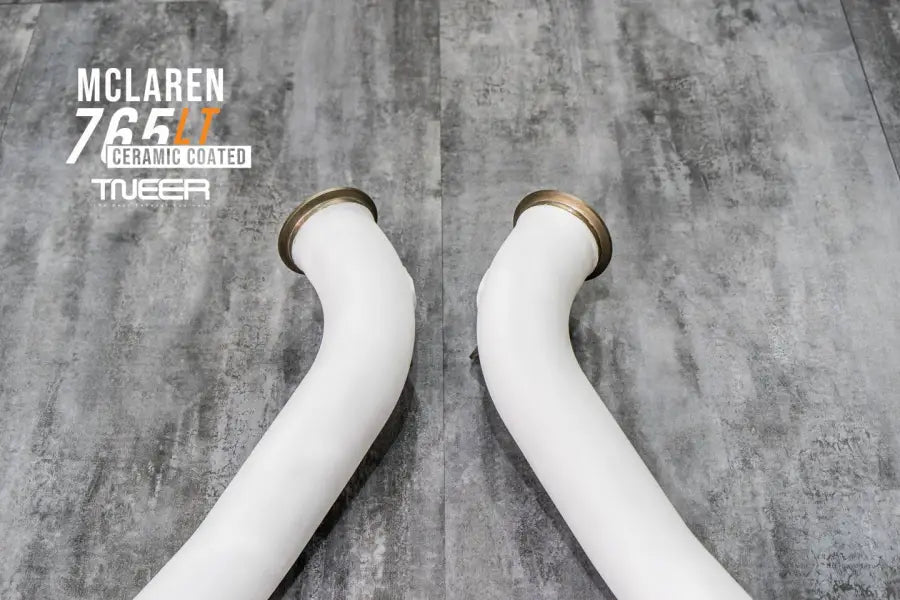 TNEER McLaren 765LT CERAMIC COATED DOWNPIPE