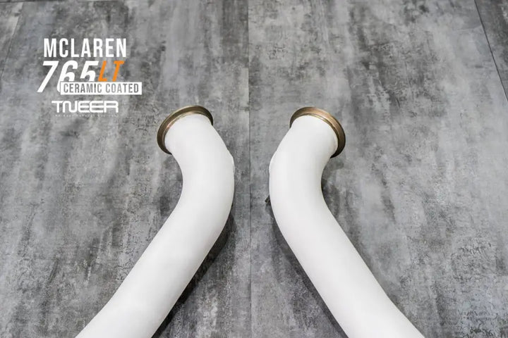 TNEER McLaren 765LT CERAMIC COATED DOWNPIPE