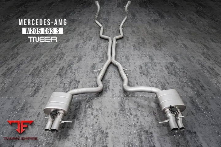 TNEER Mercedes-AMG C63 S W205 exhaust system