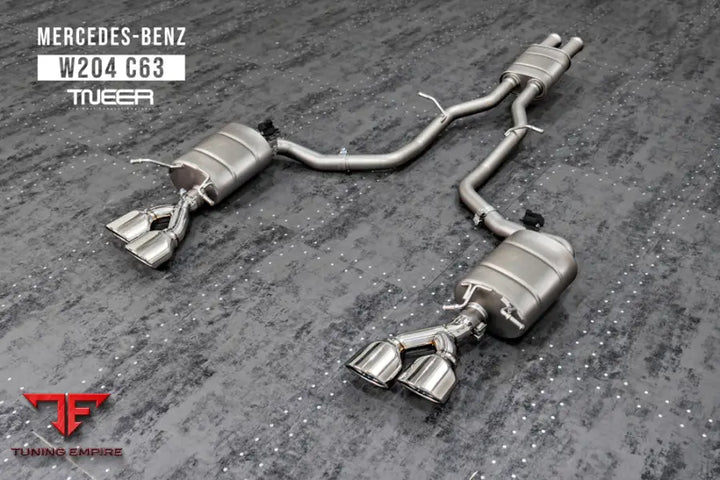 TNEER Mercedes-AMG C63 W204 exhaust system