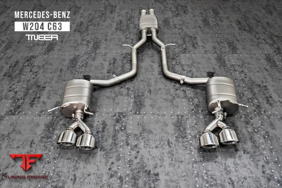 TNEER AMG C63 W204 tailpipes