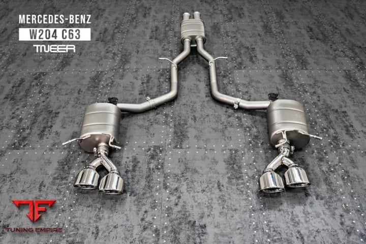 TNEER AMG C63 W204 tailpipes