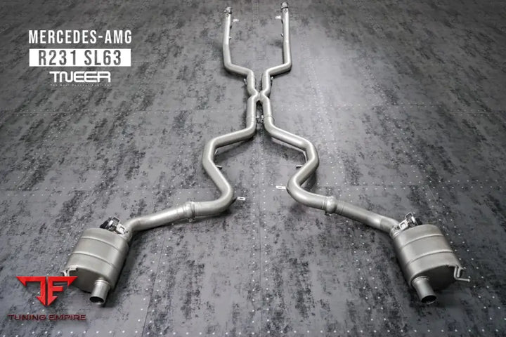 TNEER AMG SL63 tailpipes