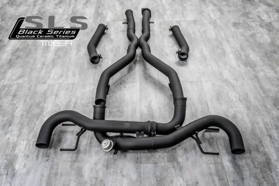 TNEER MERCEDES AMG SLS BLACK SERIES QUANTUM CERAMIC TITANIUM EXHAUST SYSTEM