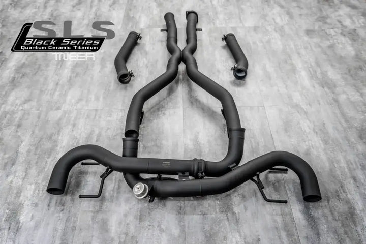 TNEER MERCEDES AMG SLS BLACK SERIES QUANTUM CERAMIC TITANIUM EXHAUST SYSTEM