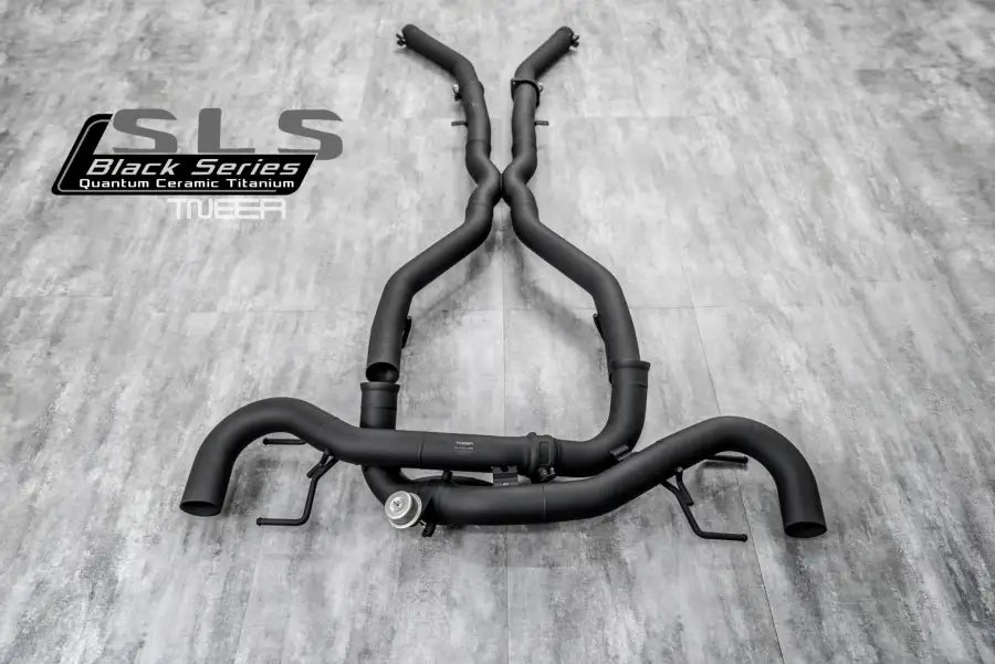 TNEER MERCEDES AMG SLS BLACK SERIES QUANTUM CERAMIC TITANIUM EXHAUST SYSTEM