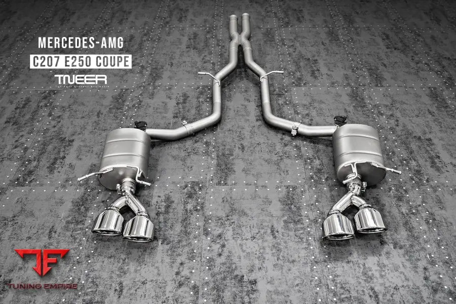 TNEER MERCEDES BENZ E CLASS C207 E350 COUPE / COUPE FACELIFT EXHAUST SYSTEM