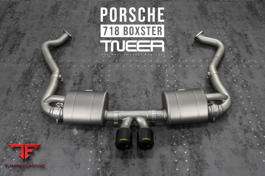 TNEER 718 Boxster tailpipes