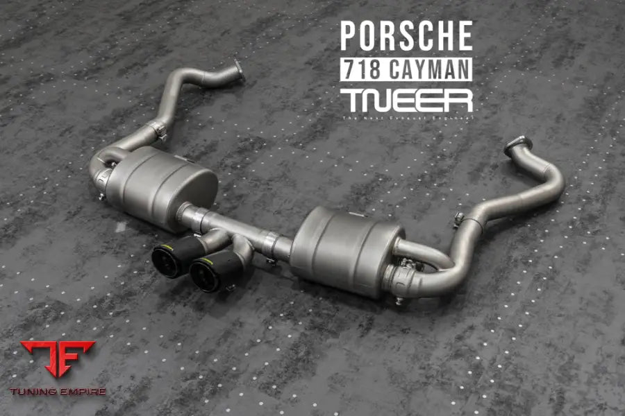 TNEER Porsche 718 Cayman exhaust system