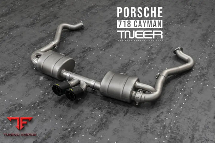 TNEER Porsche 718 Cayman exhaust system