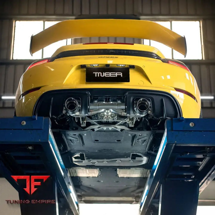TNEER Porsche 718 GT4 RS exhaust system