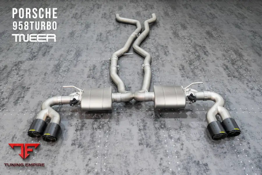 TNEER Cayenne Turbo tailpipes