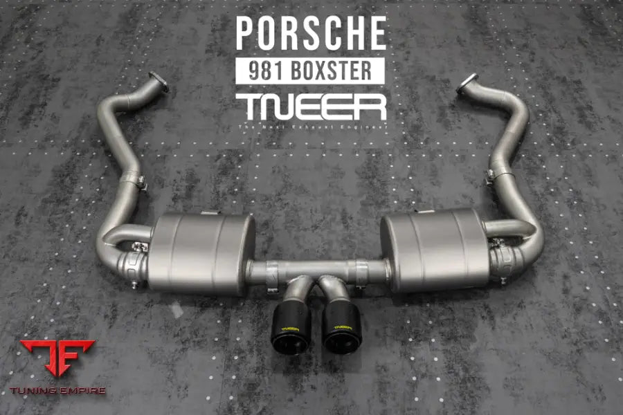 TNEER 981 Boxster tailpipes