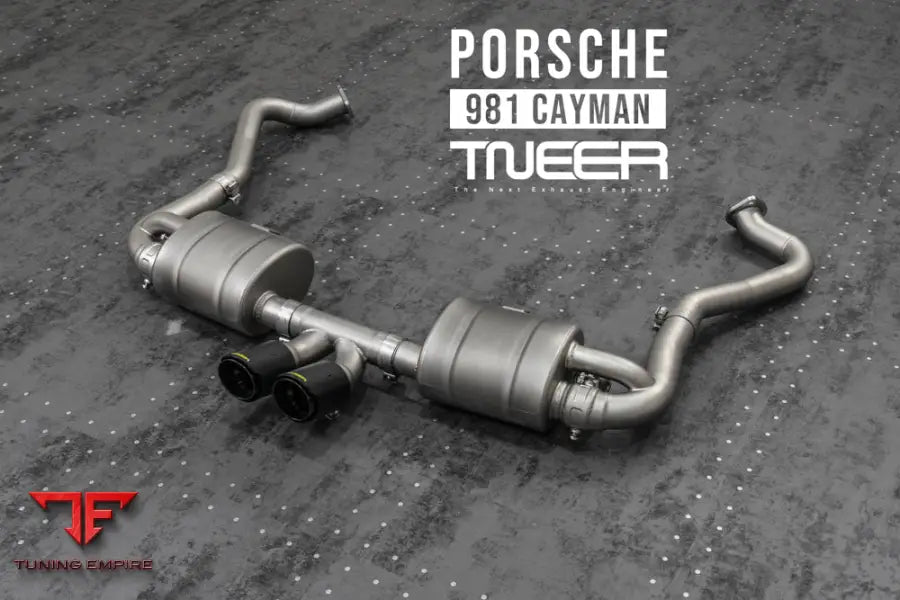 TNEER Porsche 981 Cayman exhaust system