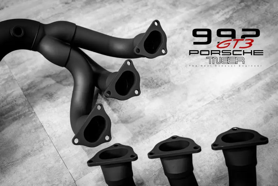TNEER PORSCHE 992 GT3 CATLESS HEADER EXHAUST SYSTEM