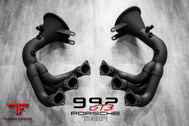TNEER PORSCHE 992 GT3 CATLESS HEADER EXHAUST SYSTEM
