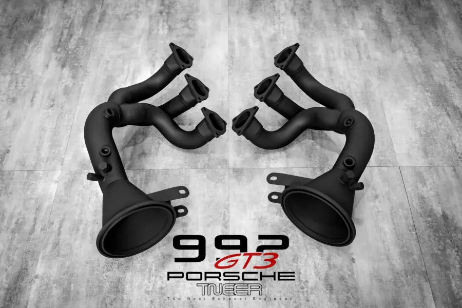 TNEER PORSCHE 992 GT3 CATLESS HEADER EXHAUST SYSTEM