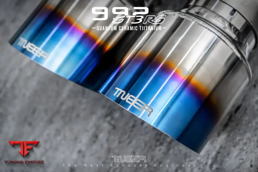 TNEER PORSCHE 992 GT3 QUANTUM CERAMIC TIITANIUM EXHAUST SYSTEM