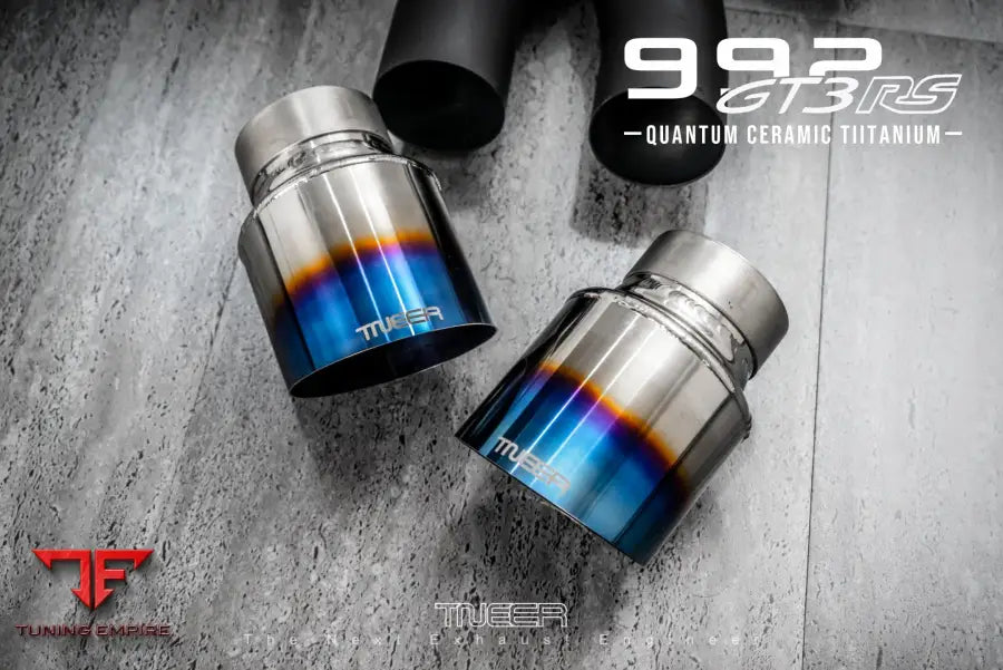 TNEER PORSCHE 992 GT3 QUANTUM CERAMIC TIITANIUM EXHAUST SYSTEM