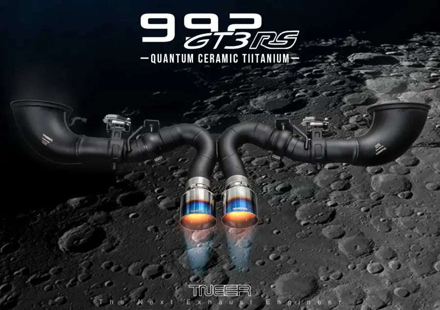 TNEER PORSCHE 992 GT3 QUANTUM CERAMIC TIITANIUM EXHAUST SYSTEM